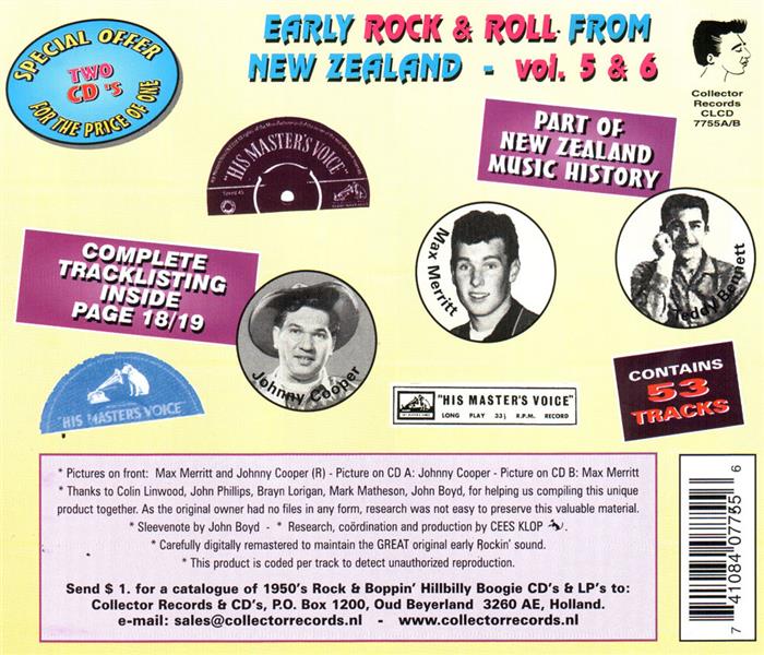CD-2 - VA - Early New Zealand Rockers Vol. 5 and 6