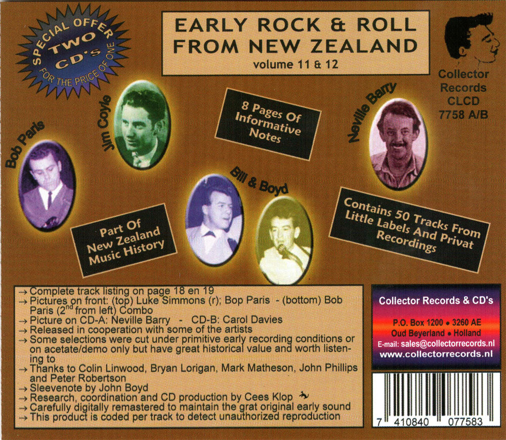 CD-2 - VA - Early New Zealand Rockers Vol. 11 and 12