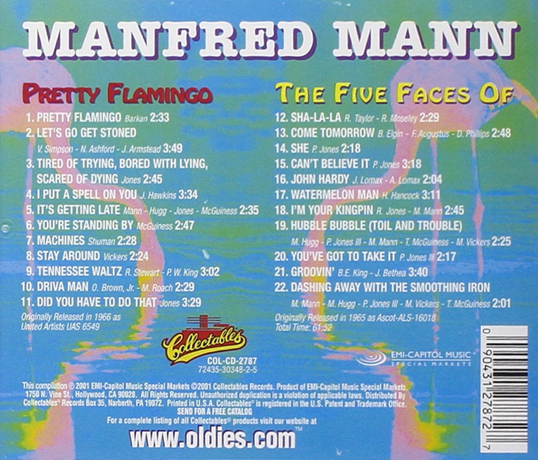 CD - Manfred Mann - Pretty Flamingo - The Five Faces Of