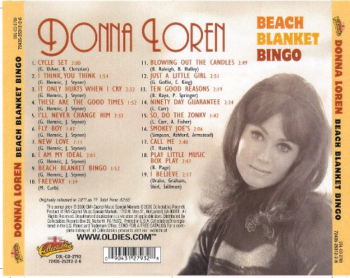 CD - Donna Loren - Very Best Of Donna Loren - Beach Blanket Bingo