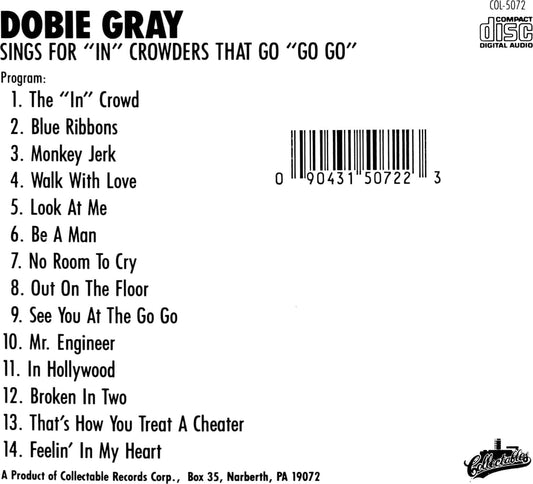 CD - Dobie Gray - Sings For The 'In' Crowders That Go 'Go Go'