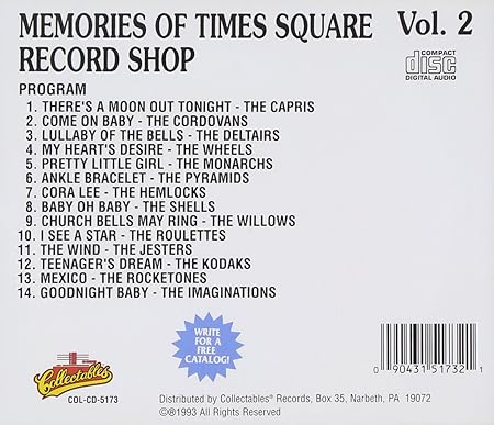 CD - VA - Memories Of Times Square Record Shop - Vol. 2