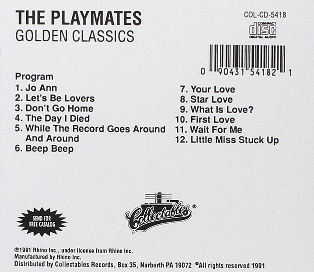 CD - Playmates - At Play With The Playmates - Golden Classics