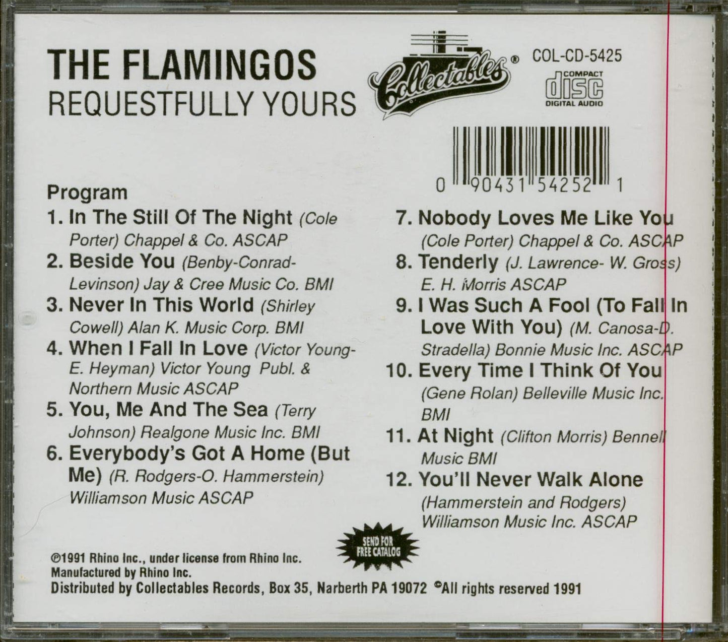 CD - Flamingos - Requestfully Yours