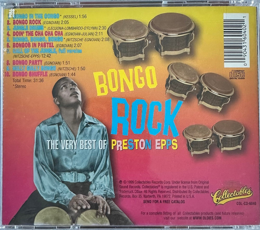 CD - Preston Epps - Very Best Of Preston Epps - Bongo Rock