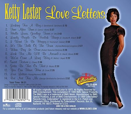 CD - Ketty Lester - Love Letters