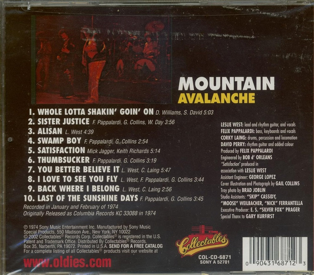 CD - Mountain - Avalanche