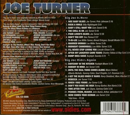 CD - Big Joe Turner - Big Joe Is Here - Big Joe Rides Again