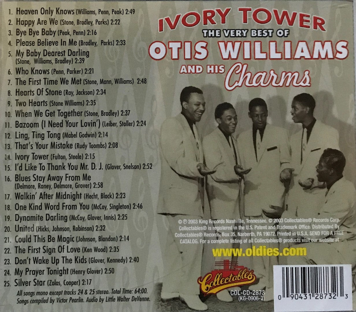 CD - Otis Williams & His Charms - Very Best Of Otis Williams & His Charms - Ivory Tower