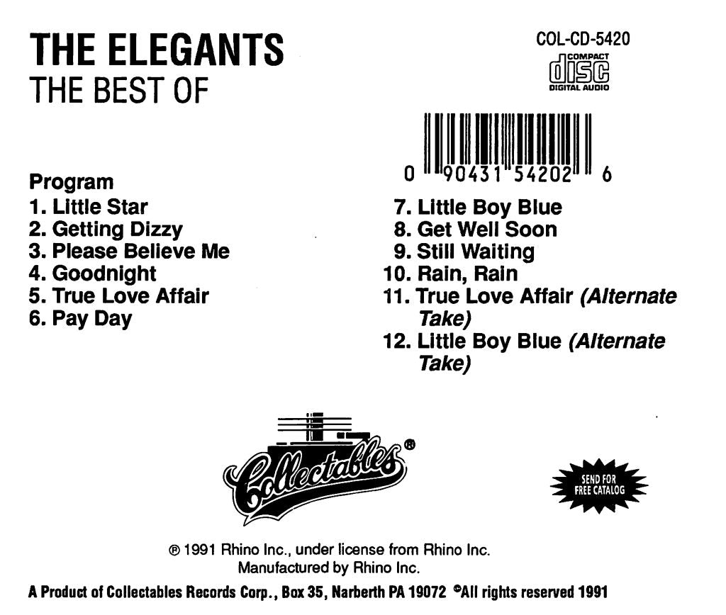 CD - Elegants - Best Of The Elegants - Little Star