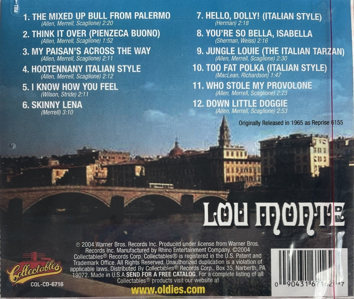 CD - Lou Monte - The Mixed Up Bull From Palermo And Other Italian Fun Songs