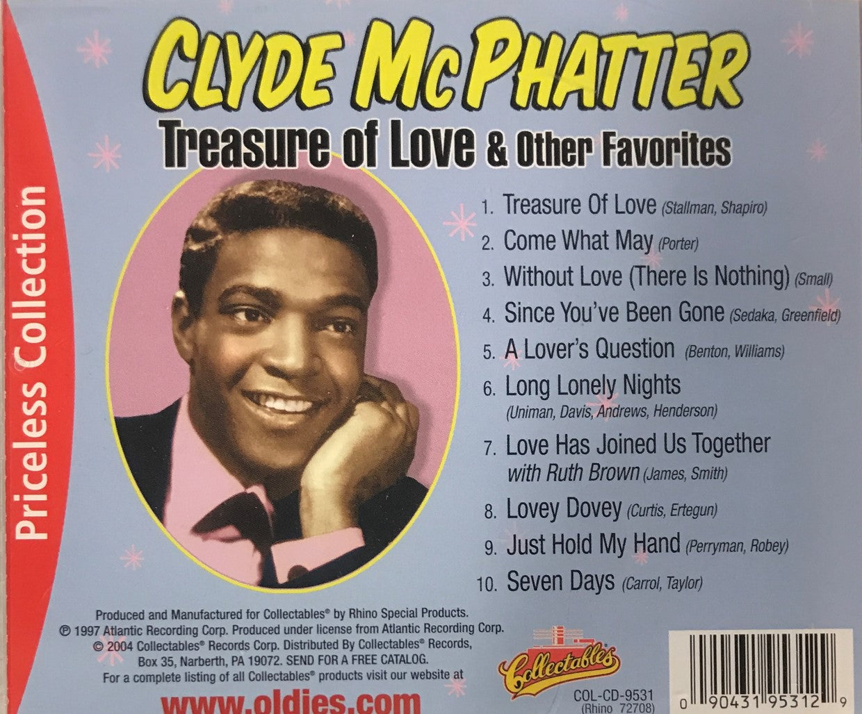 CD - Clyde McPhatter - Treasure Of Love