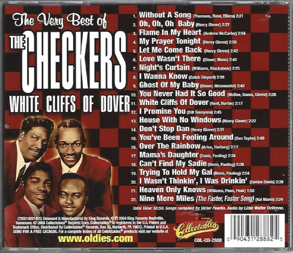 CD - Checkers - The Very Best Of - White Cliffs Of Dover