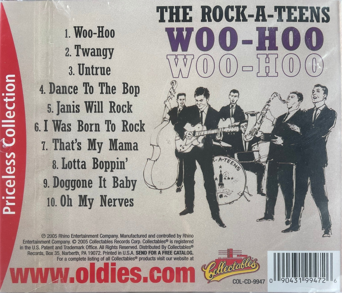 CD - Rock A Teens - Woo-Hoo