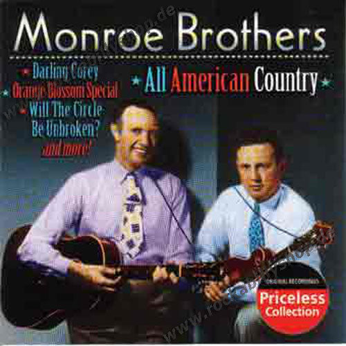 CD - Monroe Brothers - All Amrerican Country