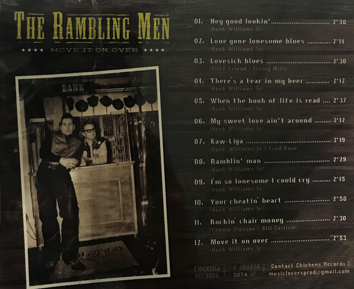 CD - Rambling Men - Move It On Over