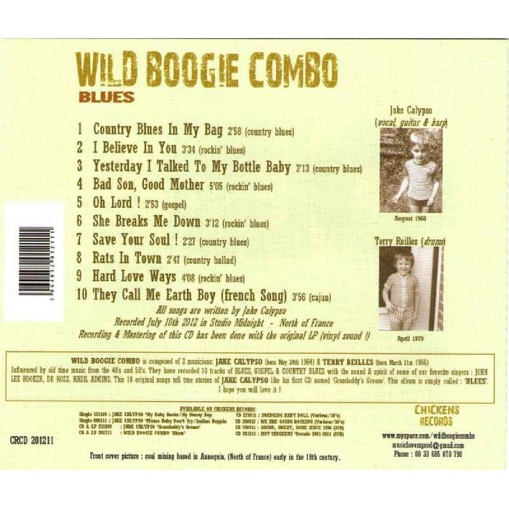 CD - Wild Boogie Combo - Blues