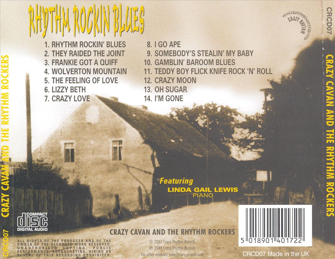 CD - Crazy Cavan & The Rhythm Rockers - Rhythm Rockin Blues