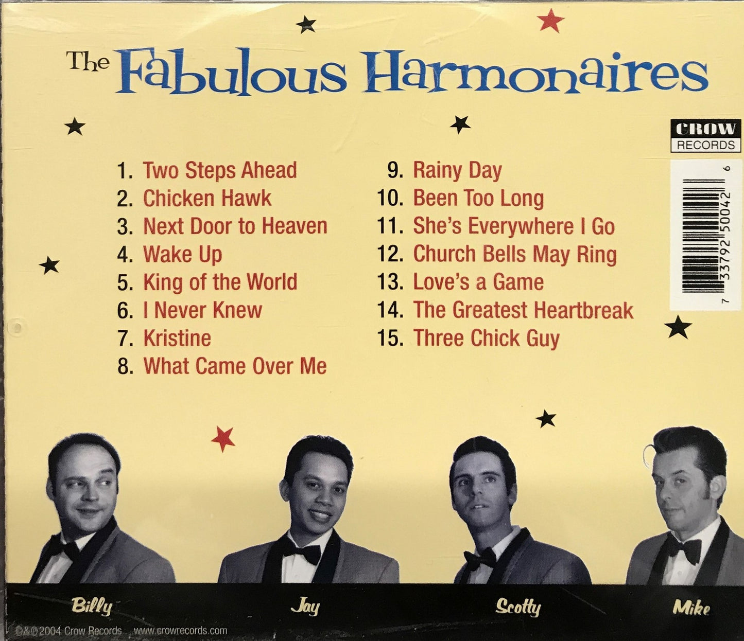 CD - Fabulous Harmonaires - Next Door To Heaven