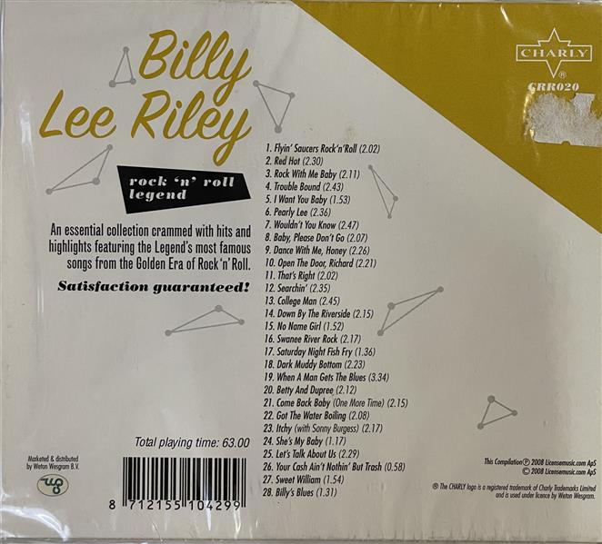 CD - Billy Lee Riley - featuring