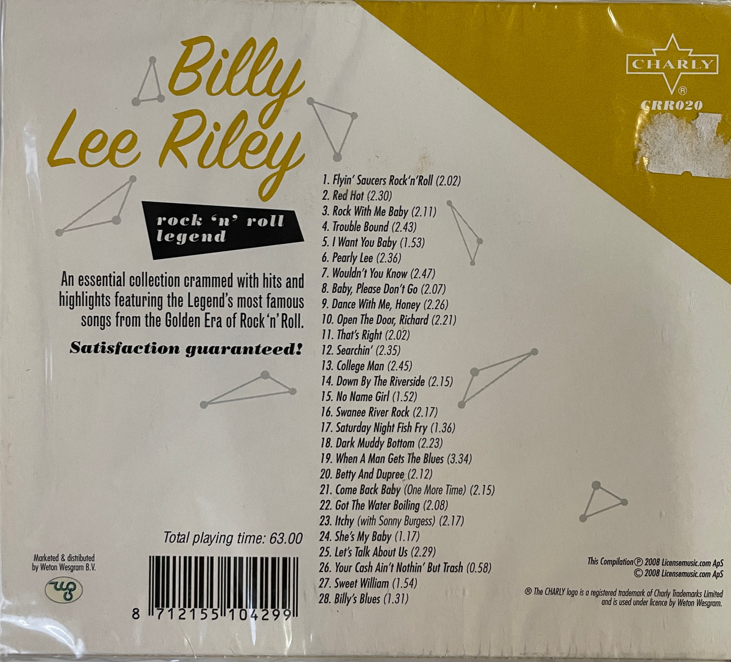 CD - Billy Lee Riley - featuring