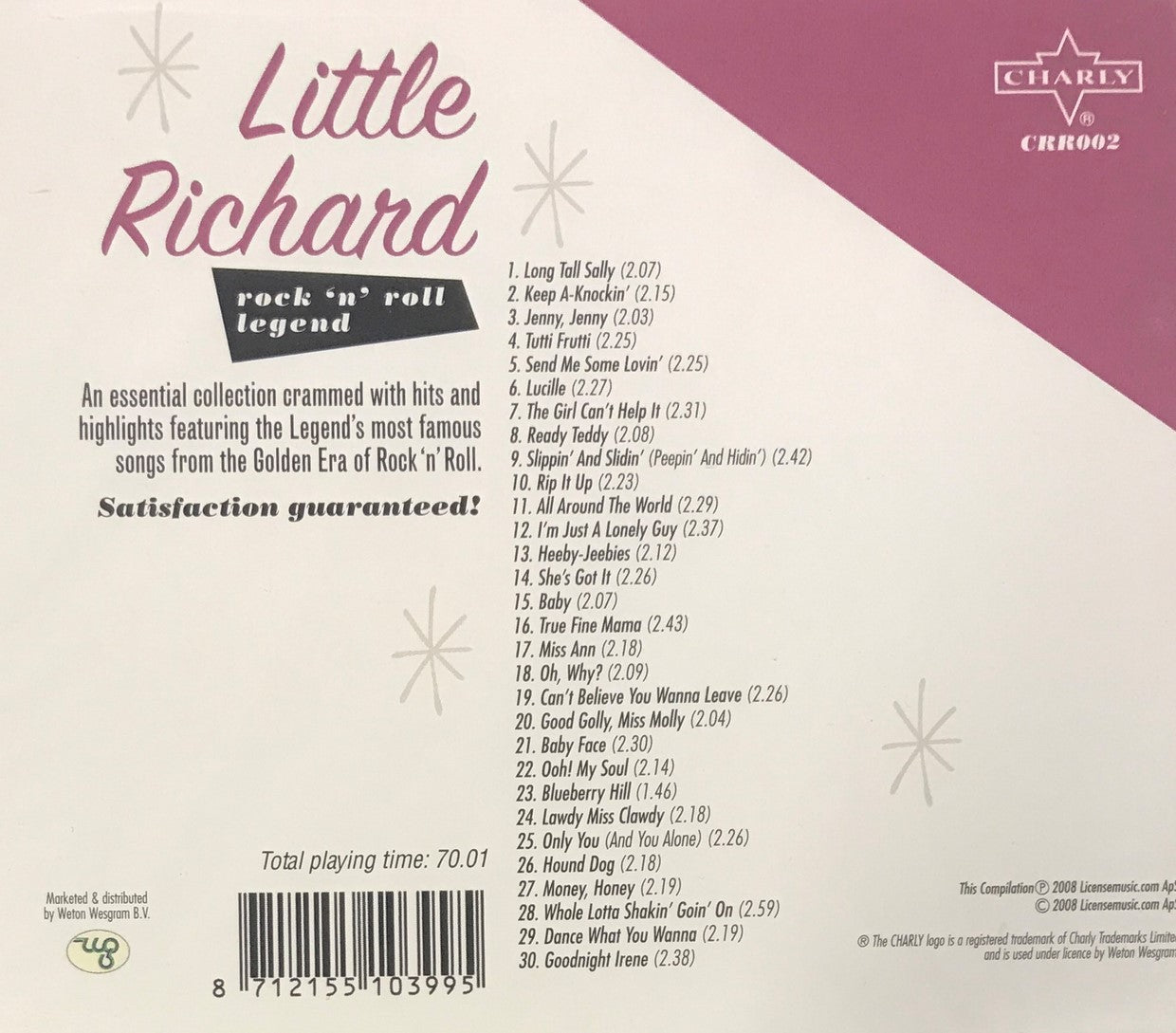 CD - Little Richard - Rock'n'Roll Legend