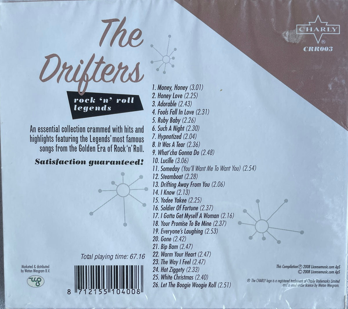 CD - Drifters - Rock'n'Roll Legends