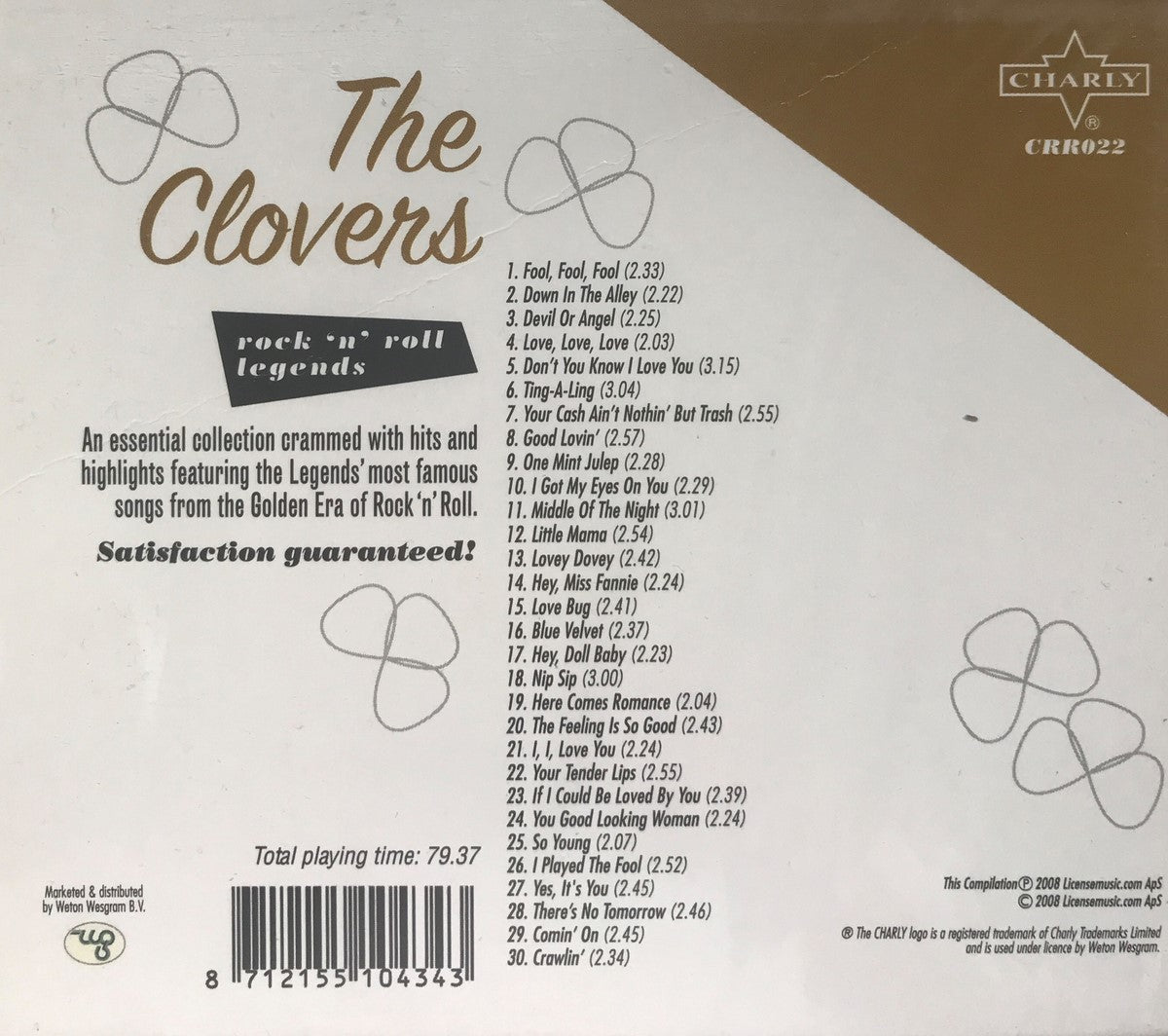 CD - Clovers - Rock'n'Roll Legends