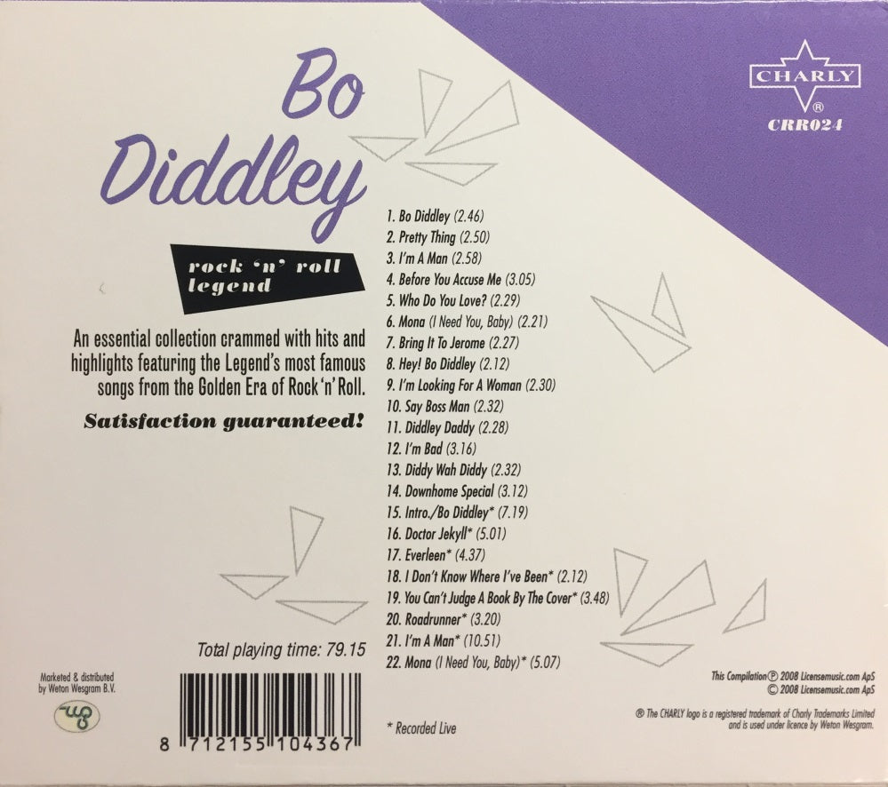 CD - Bo Diddley - Rock'n'Roll Legend