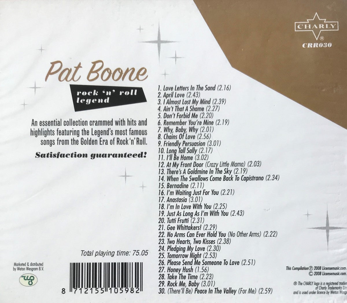 CD - Pat Boone - Rock'n'Roll Legend