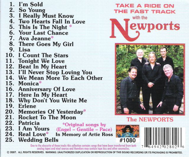 CD - Newports - Take A Ride On The Fast Track