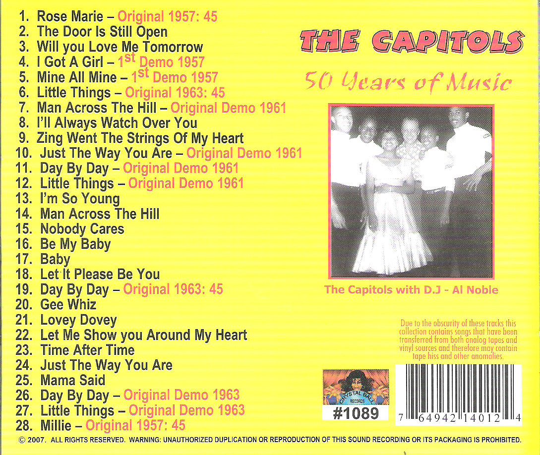 CD - Capitols - 50 Years Of Music