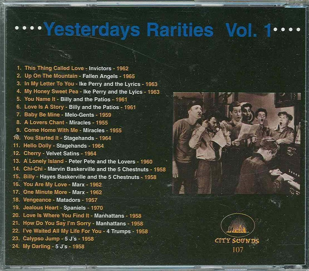 CD - VA - Yesterdays Rarities Vol. 1