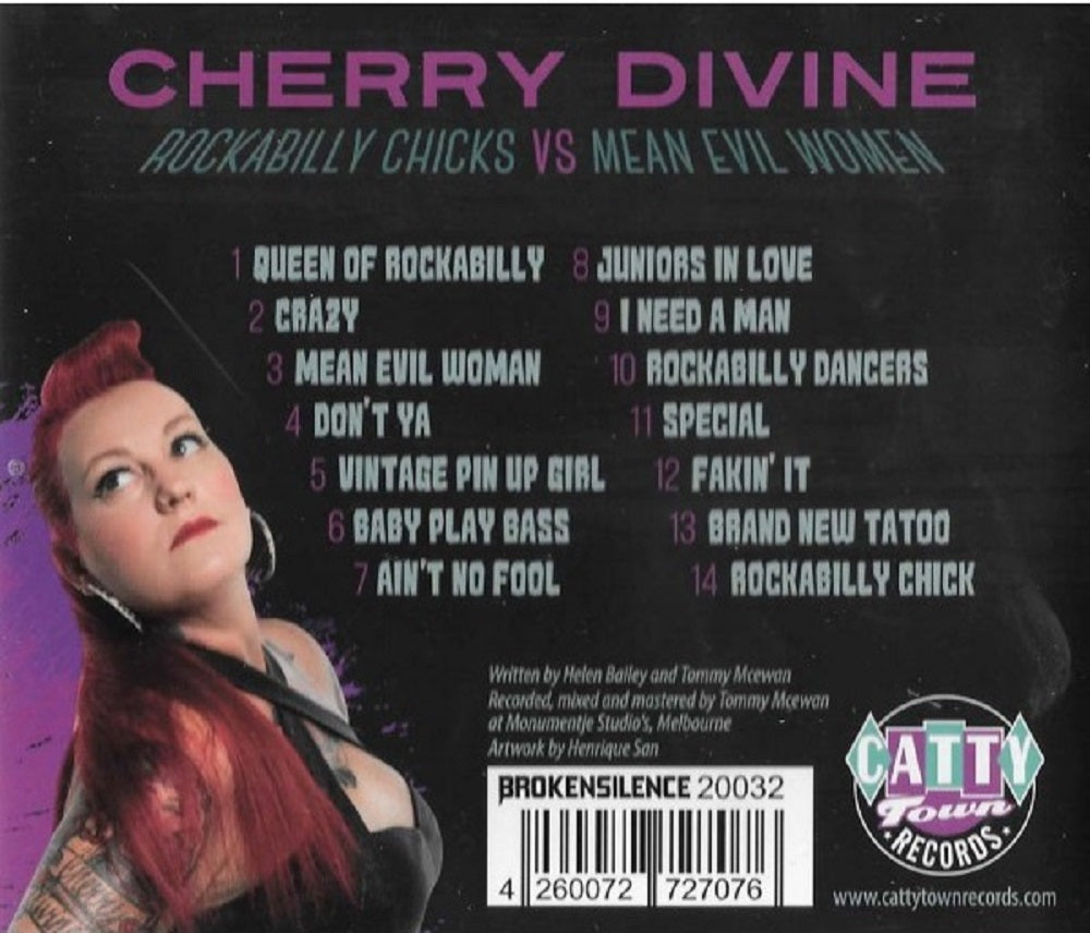 CD - Cherry Divine - Rockabilly Chicks Vs. Mean Evil Women