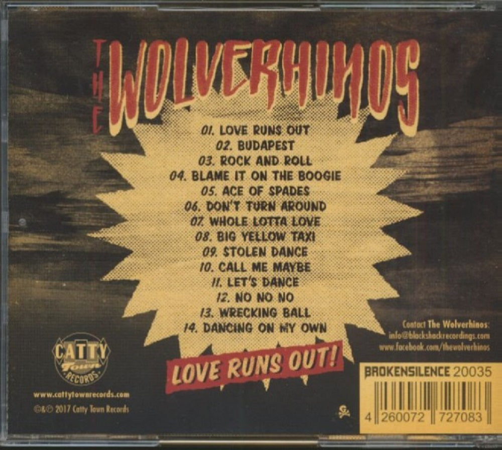 CD - Wolverhinos - Love Runs Out