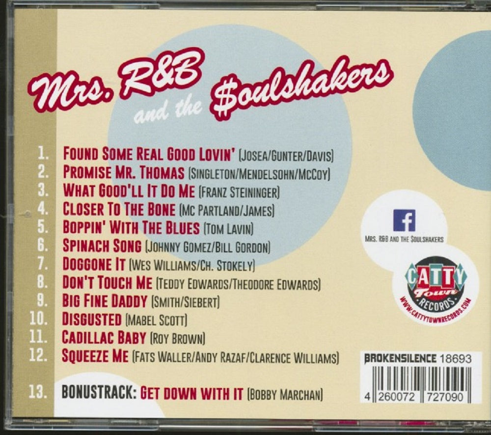 CD - Mrs. R&B & the Soulshakers - The Two Tone Tracks