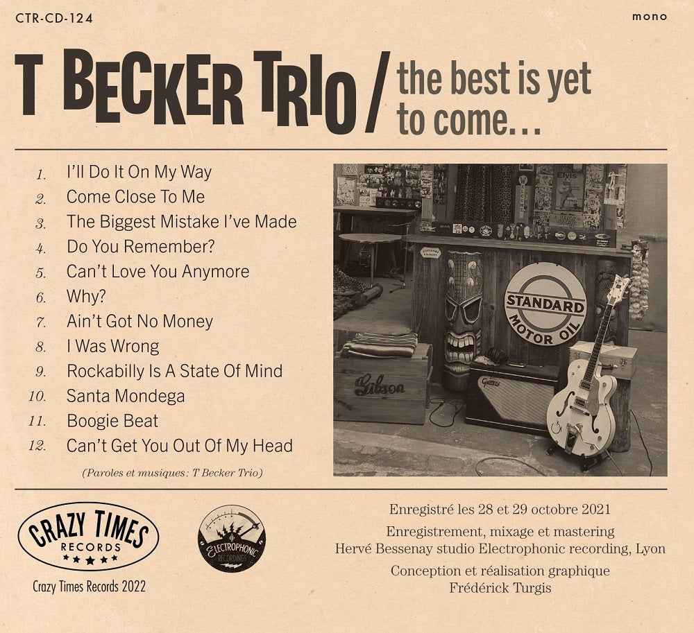 CD - T Becker Trio - The Best Is Yet To Come