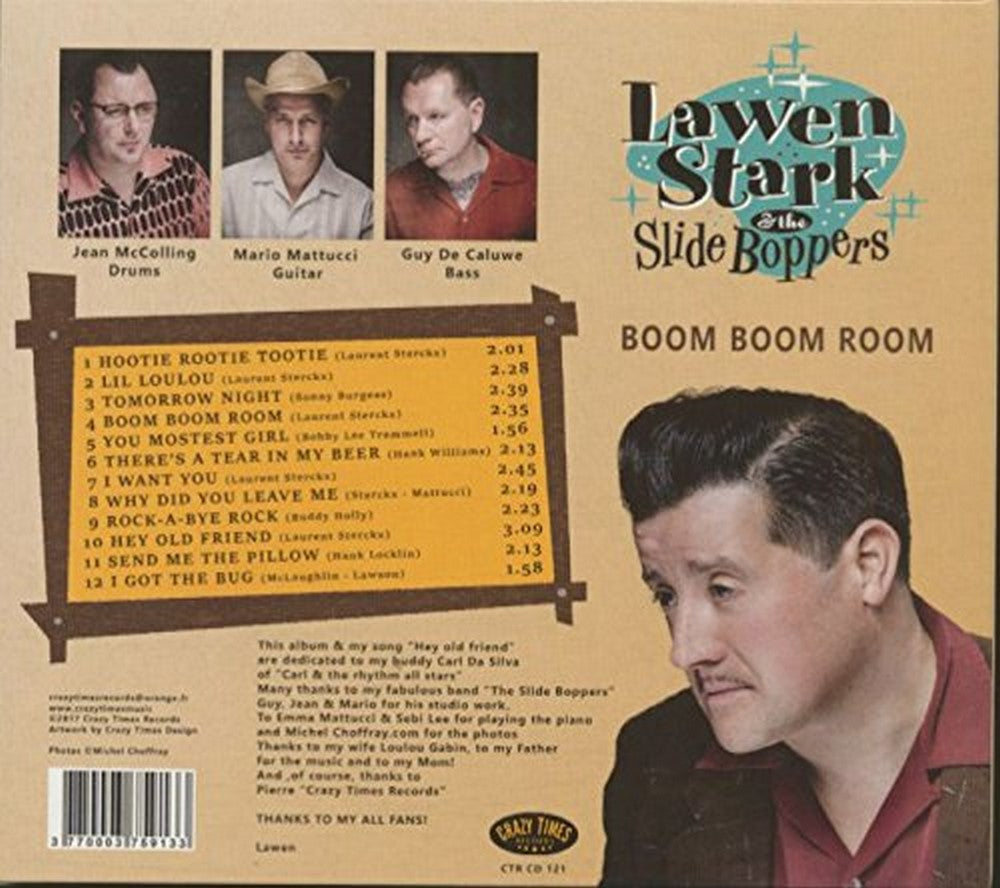 CD - Lawen Stark & The Slide Boppers - Boom Boom Room