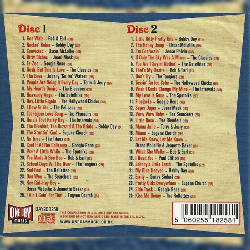 CD-2 - VA - Gee Whiz - The Class Records Story 1956-1962