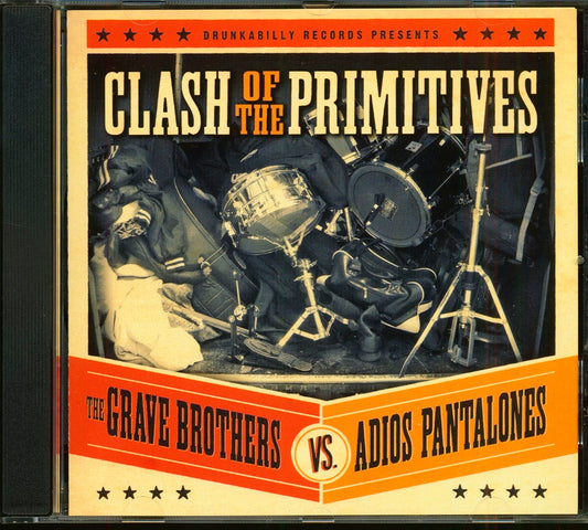 CD - VA - Grave Brothers vs. Adiios Pantalones - Clash Of The Primitives