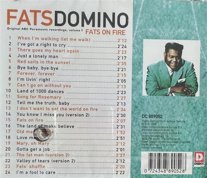 CD - Fats Domino - Fats On Fire