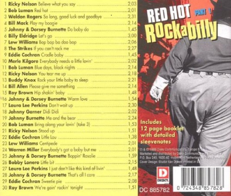 CD - VA - Red Hot Rockabilly Vol. 1