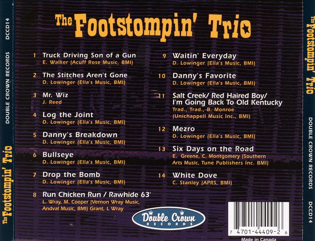 CD - Footstompin Trio - Footstompin Trio