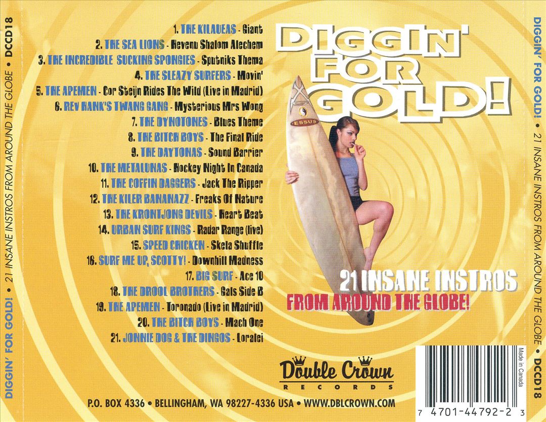 CD - VA - Diggin For Gold - 21 Insane Instros from Around the Globe