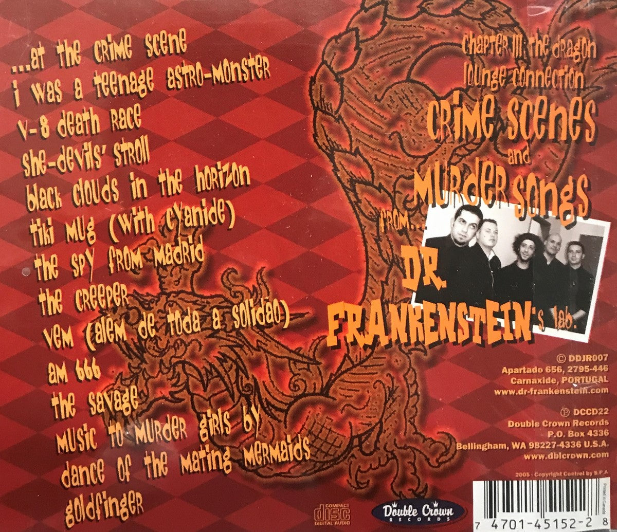 CD - Dr. Frankenstein - Crime Scenes & Murder Songs