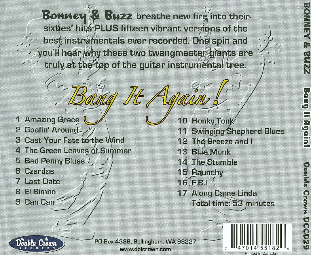 CD - Bonney & Buzz - Bang It Again!