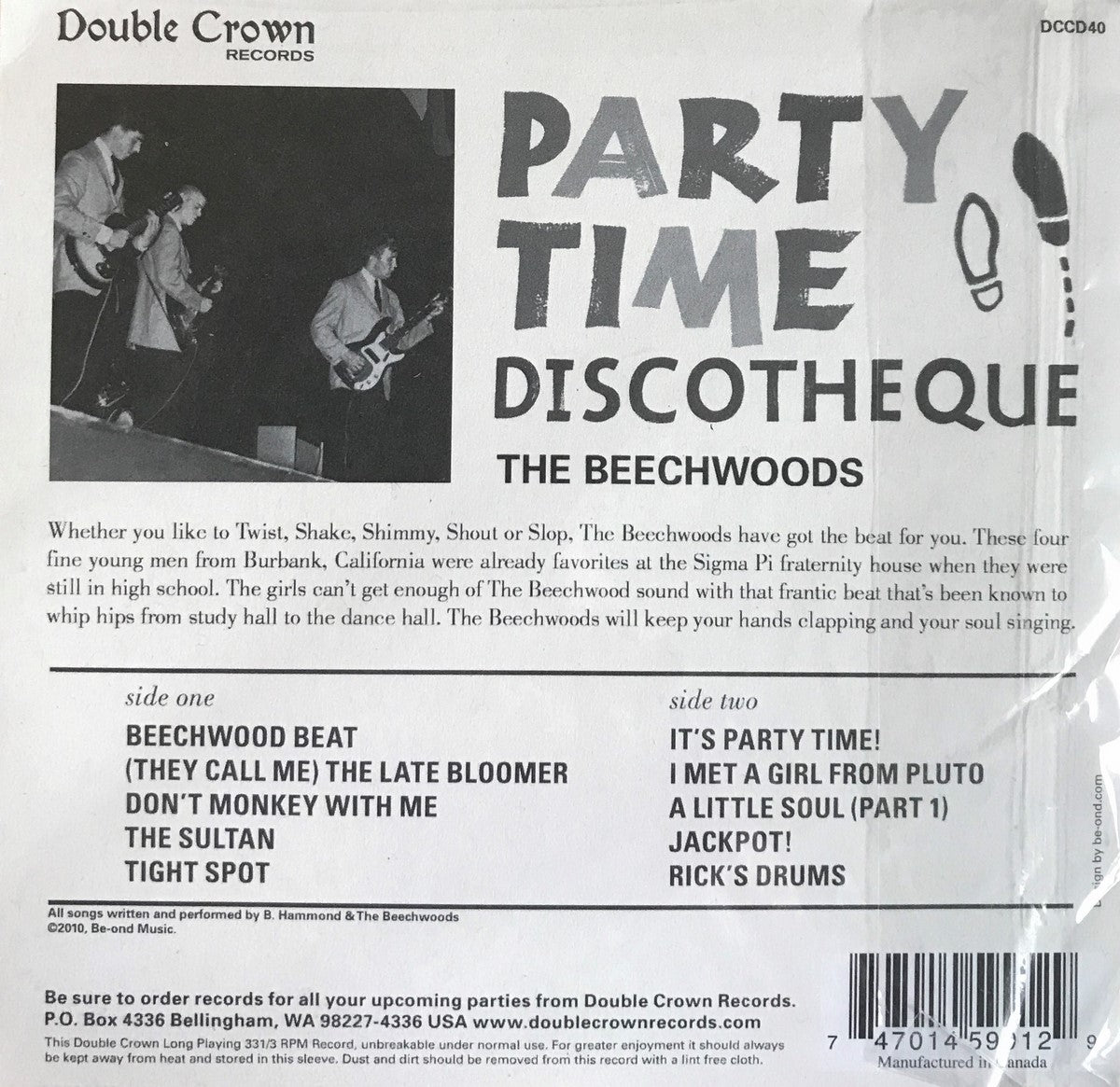 CD - Beechwoods - Party Time Discotheque