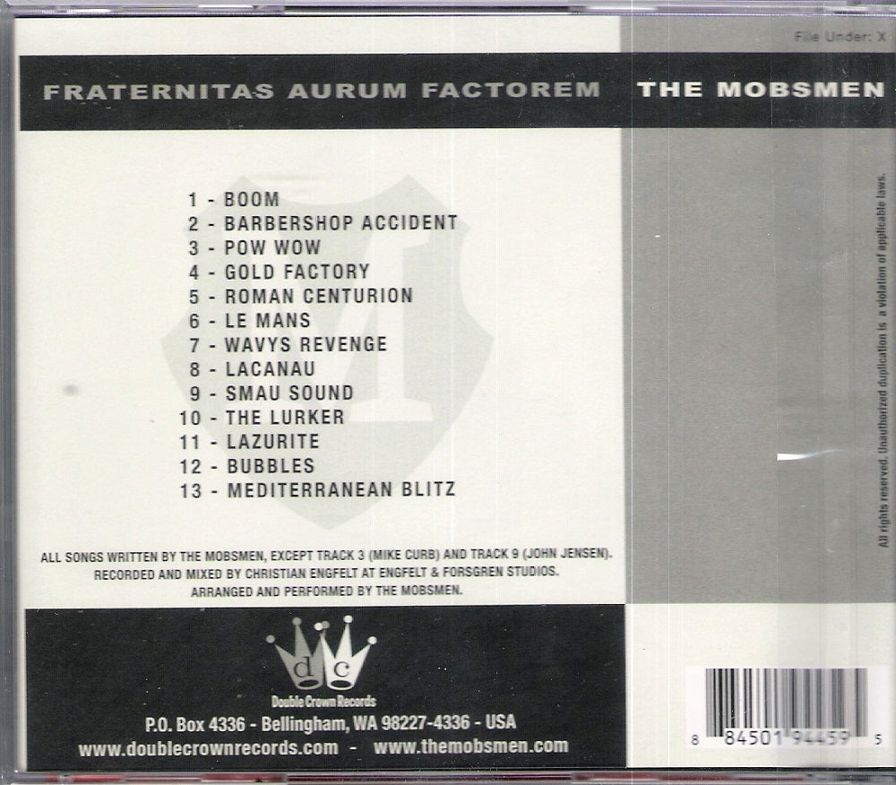 CD - Mobsmen - Fraternitas Aurum Factorem