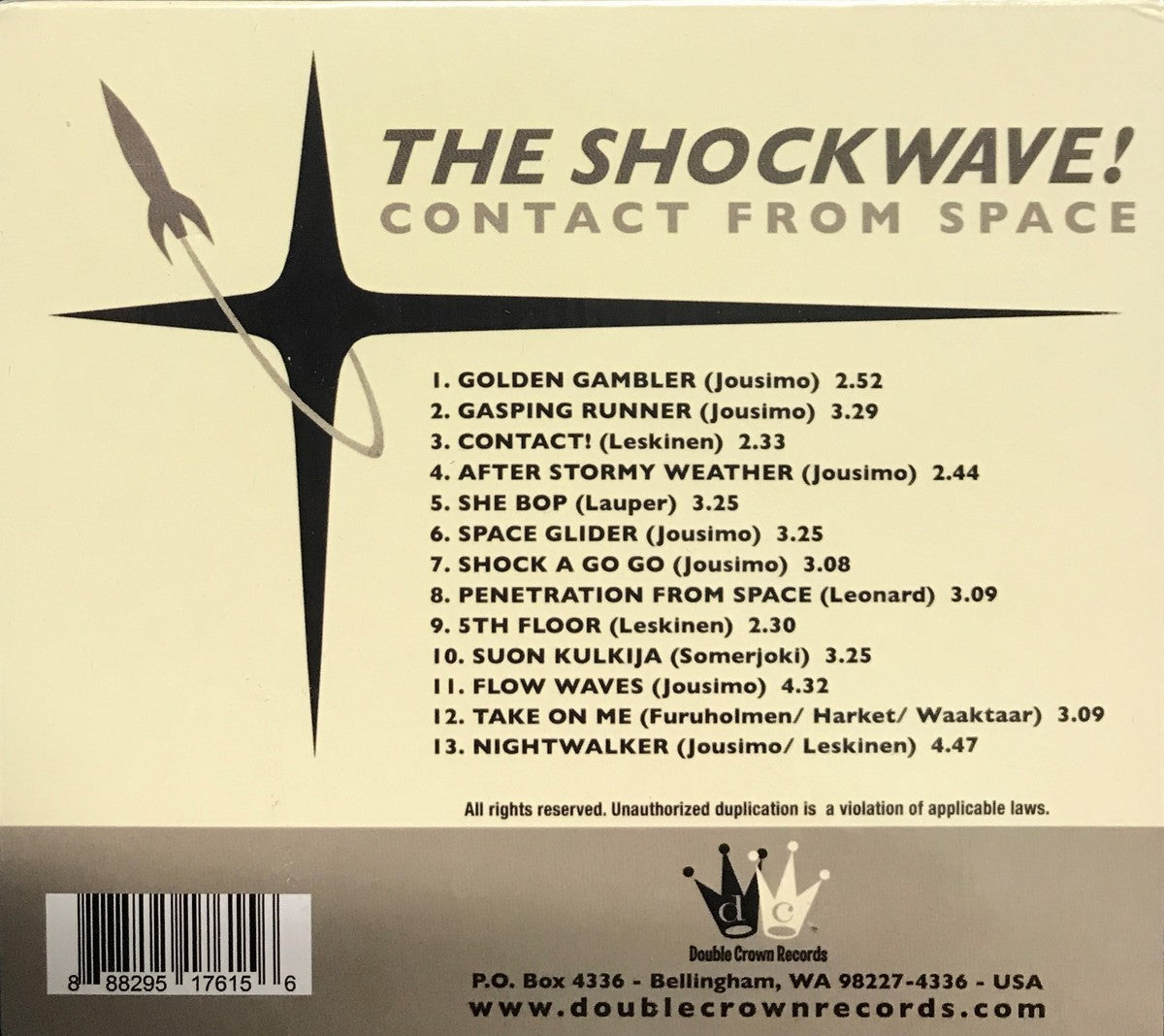 CD - Shockwave - Contact From Space