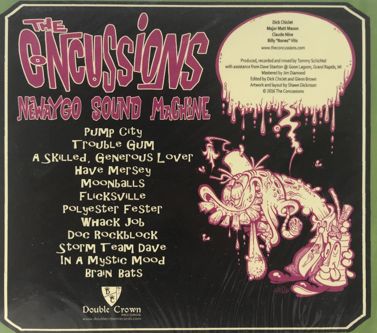 CD - Concussions - Newaygo Sound Machine